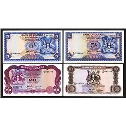 Bank of Uganda. 1966-82 Issues.