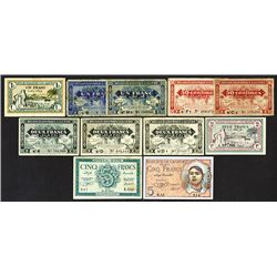 Banque de l'Algerie and other Tunis wartime issues.