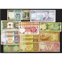 Various world notes.