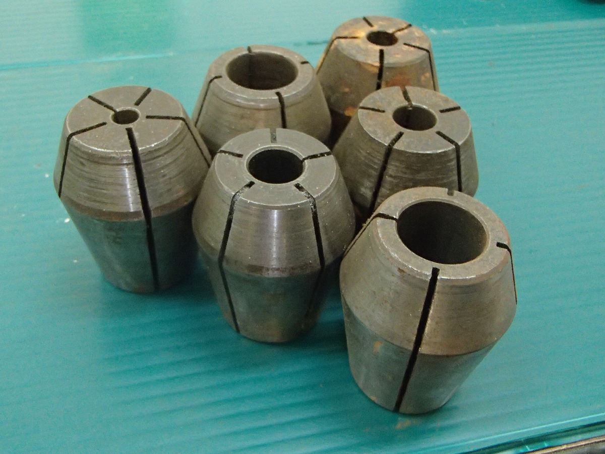Double Taper ZZ Type Collets, 6 Total