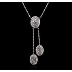 1.20ctw Diamond Necklace - 14KT White Gold