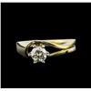 Image 2 : 0.50ct Diamond Solitaire Ring - 14KT Yellow Gold