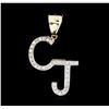 14KT Yellow Gold 1.30ctw Diamond Pendant