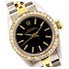 Image 2 : Rolex 18KT Two-Tone Diamond Oyster Perpetual Ladies Watch