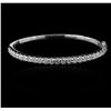 14KT White Gold 2.93ctw Diamond Bracelet