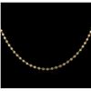 Image 2 : 8.01ctw Diamond Necklace - 18KT Yellow Gold