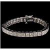 26.35ctw Diamond Tennis Bracelet - 14KT White Gold