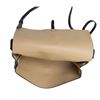 Image 5 : Prada BR5077 Women's Black and Cream Calf Leather Flag Shoulder Bag