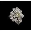 Image 1 : 3.62ctw Diamond Ring - Platinum