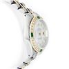 Image 2 : Rolex 18K Two-Tone Diamond and Emerald DateJust Ladies Watch