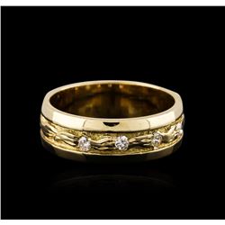 14KT Yellow Gold 0.23ctw Diamond Ring