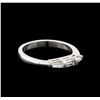 Image 1 : 0.32ctw Diamond Ring - Platinum