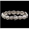 Image 2 : 2.53ctw Diamond Bracelet - 14KT White Gold