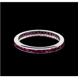 1.00ctw Ruby Ring - 14KT White Gold