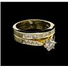 Image 1 : 0.94ctw Diamond Ring - 14KT Yellow Gold