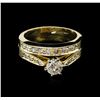 Image 2 : 0.94ctw Diamond Ring - 14KT Yellow Gold