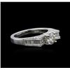 Image 1 : 18KT White Gold 1.85ctw Diamond Ring