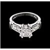 Image 2 : 1.50ctw Diamond Ring - Platinum