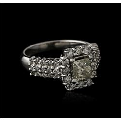 14KT White Gold 1.58ctw Diamond Ring