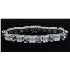 Image 7 : 5.00ctw Diamond Bracelet - 14KT White Gold