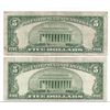 Image 2 : 1934 $5 Silver Certificate Currency Lot of 2