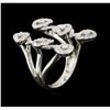 Image 3 : 0.92ctw Diamond Ring - 14KT White Gold
