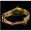 Image 3 : Rolex 14KT Yellow Gold 4.00ctw Diamond Date Men's Watch