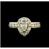 Image 2 : 1.24ctw Diamond Ring - 14KT Yellow Gold