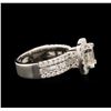 Image 3 : 14KT White Gold 1.97ctw Diamond Ring
