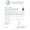 Image 4 : 14KT White Gold GIA Certified 16.65ct Tanzanite and Diamond Pendant With Chain