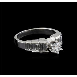 1.29ctw Diamond Ring - 18KT White Gold