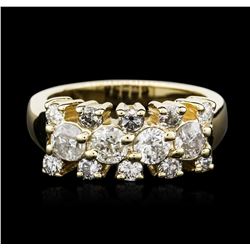 14KT Yellow Gold 0.97ctw Diamond Ring