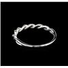 Image 3 : 0.07ctw Diamond Ring - 14KT White Gold