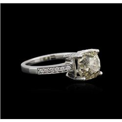 18KT White Gold 3.05ctw Diamond Ring