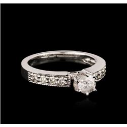 14KT White Gold 0.69ctw Diamond Ring