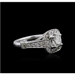 14KT White Gold 1.63ctw Diamond Ring