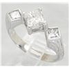 Image 2 : 1.25ctw Diamond Ring - 14KT White Gold