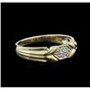 Image 1 : 0.03ctw Diamond Ring - 14KT Yellow Gold