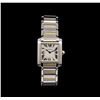 Image 1 : Cartier Two-Tone Tank Francaise Ladies Watch