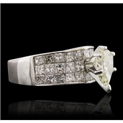 18KT White Gold 2.66ctw Diamond Ring