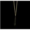 Image 2 : 0.34ctw Diamond Necklace - 14KT Yellow Gold