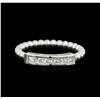 Image 1 : 14KT White Gold 0.31ctw Diamond Ring