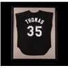 Image 1 : Frank Thomas Framed Autographed Jersey