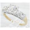 Image 2 : 1.00ctw Diamond Ring - 14KT Yellow Gold