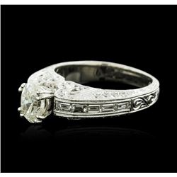 18KT White Gold 1.27ctw Diamond Ring