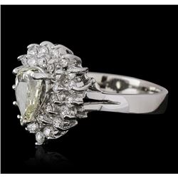 14KT White Gold 1.04ctw Diamond Ring