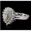 Image 1 : 14KT White Gold 1.04ctw Diamond Ring