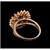 Image 3 : 1.93ct Tanzanite and Diamond Ring - 14KT Rose Gold