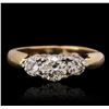 Image 1 : 14KT Yellow Gold 0.97ctw Diamond Ring