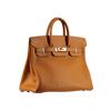Hermes Birkin Light Brown Leather Bag